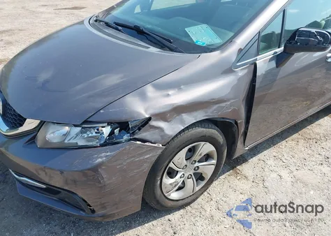 2015 Honda Civic Lx из США, поврежденный, VIN 19XFB2F53FE284761
